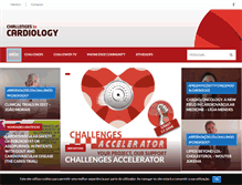 Tablet Screenshot of challengesincardiology.com